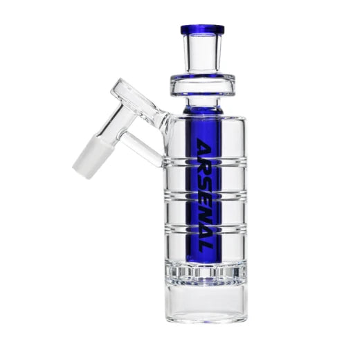 Arsenal - 14mm 45° Stacked Core Ash Catcher - Blue - Bongs Canada