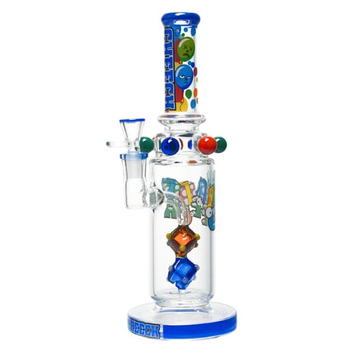 Cheech - 13 Inch Balloon Pop Waterpipe - Blue - Bongs Canada