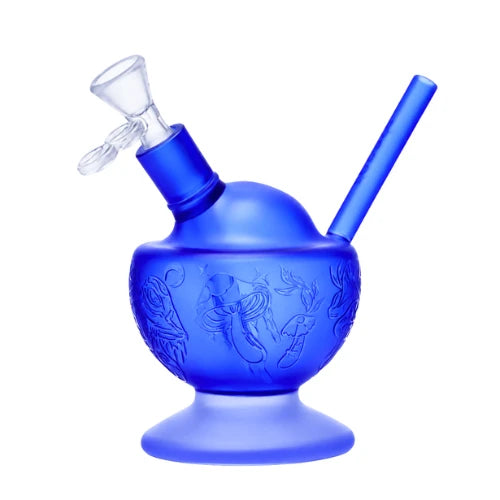 Cheech - 6.5 Inch Honey Pot Waterpipe - Blue - Bongs Canada
