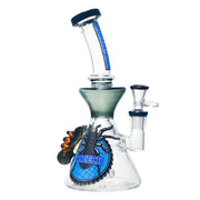 Cheech - 9 Inch Spider Trap Waterpipe - Blue - Bongs Canada