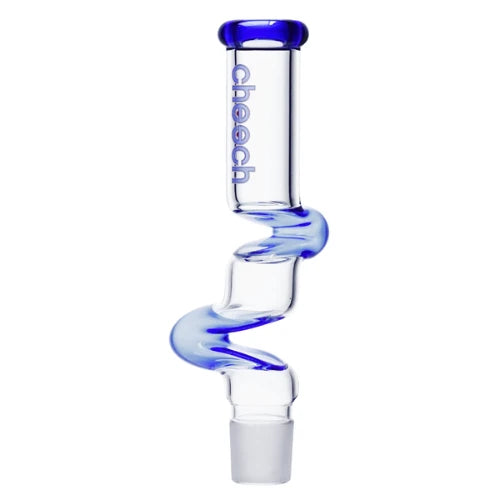 Cheech - Cheech Full Wavy Chamber Tube 12.5” - Blue - Bongs Canada