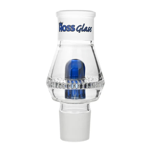 Hoss Glass - Bullet Perc Chamber - Blue - Bongs Canada