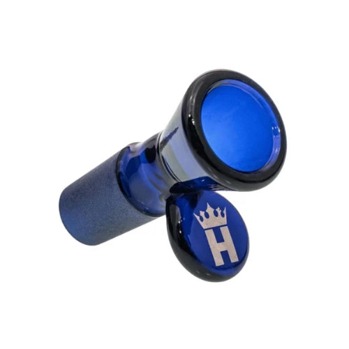 Hoss Glass - 14mm Full Color Cone Bowl - Blue - Bongs Canada