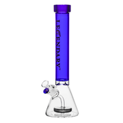 Legendary - 16 Inch 5mm Colored Tube Showerhead Beaker - Blue - Bongs Canada