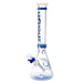 Legendary brand 16 Inch tall 9mm thick glass Colour Edge Beaker Bong made in blue