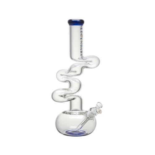 Legendary - 17 Inch 7mm Colored Rim Zong - Blue - Bongs Canada