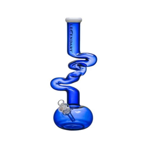 Legendary - 17 Inch 7mm Colored Zong - Blue - Bongs Canada