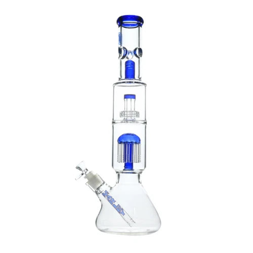 Marley - Double Stream Perc Bong - Blue - Bongs Canada