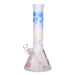 Bongs Canada - 12” 7mm Faded Leaf Glass Bong - Blue - Bongs Canada