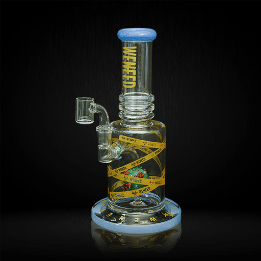 Blue 12" WENEED Bio Hazard Rig Bongs Canada