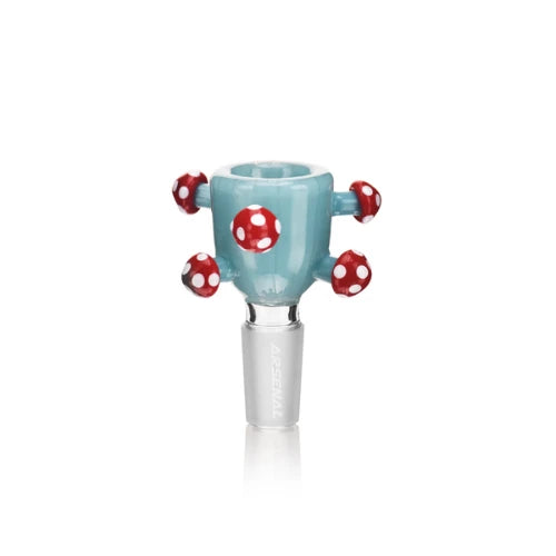 Arsenal - 2.5” Spiked Fungi Bowl - Blue - Bongs Canada