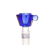 Arsenal Glass - 14mm Hexagon Diamond Glass Bowl – Blue - Bongs Canada