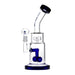 Nice Glass - 9” Double Wheel Percolator Rig - Blue - Bongs Canada