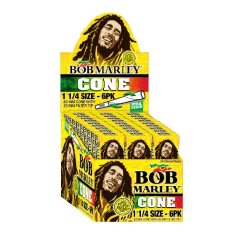 Bob Marley 1 1/4 Pre Rolled Cones 6 pack 2 | Bongs Canada