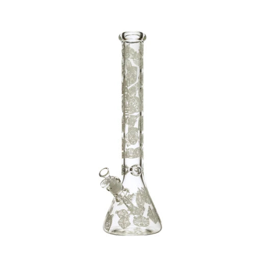 Marley - 18" Marley Abstract Illusion Bong - C - Bongs Canada