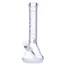 14" tall 7mm thick cheech brand beaker bong with sandblast design