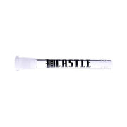Castle - 5" 8 Slit Downstem - Clear - Bongs Canada