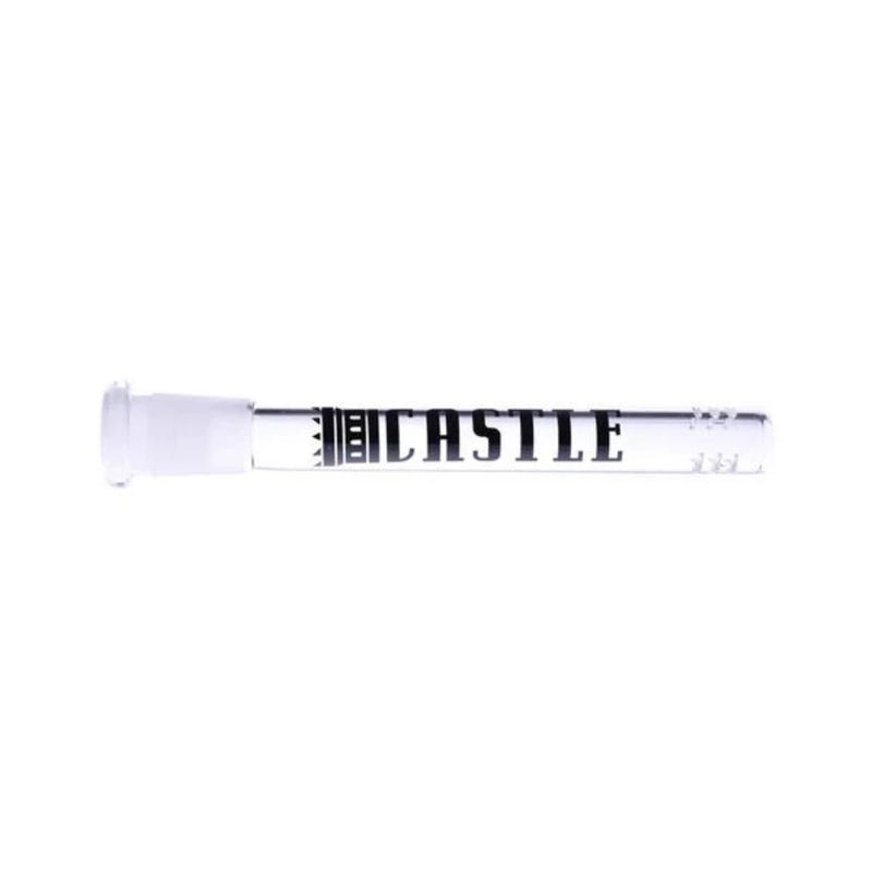 Castle - 5" 8 Slit Downstem - Clear - Bongs Canada