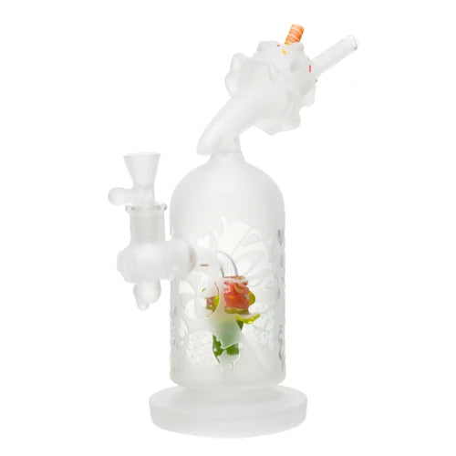 Cheech - 10 Inch Frosty Sundae Waterpipe - Clear - Bongs Canada