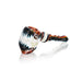 Arsenal Glass - 5.3" Arsenal Tornado Ember Handpipe - DESIGN 1 - Bongs Canada