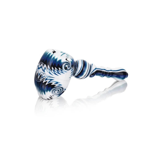 Arsenal Glass - 5.3" Arsenal Tornado Ember Handpipe - DESIGN 2 - Bongs Canada