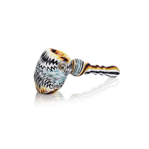 Arsenal Glass - 5.3" Arsenal Tornado Ember Handpipe - DESIGN 4 - Bongs Canada