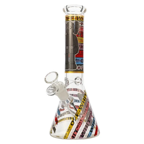 Arsenal - 10” 4mm Urban Canvas Glass Bong - Design 1 - Bongs Canada