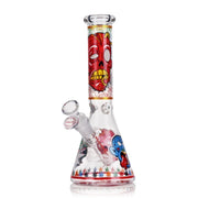 Arsenal - 10" Arsenal Glow in the Dark Zombie Beaker Bong - Design 1 - Bongs Canada