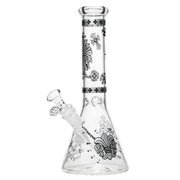 Arsenal - 10” Sacred Cross Beaker Bong - Design 1 - Bongs Canada