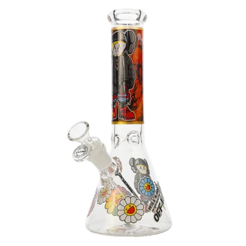 Arsenal - 10” 4mm Urban Canvas Glass Bong - Design 2 - Bongs Canada
