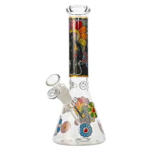 Arsenal - 10” 4mm Urban Canvas Glass Bong - Design 3 - Bongs Canada
