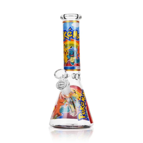 Arsenal - 10" Arsenal Poke Beaker Bong - Design 3 - Bongs Canada
