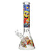 Arsenal - 14 Inch 7mm Trippy Sponge Beaker Bong - Design 3 - Bongs Canada