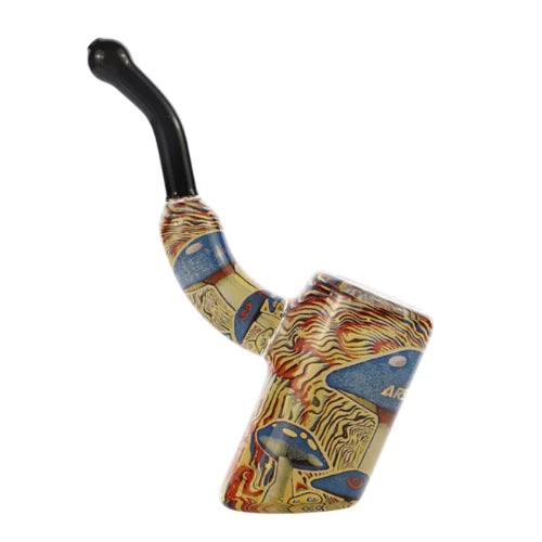 Arsenal - Arsenal Psychedelic Skull Mushroom Hand Pipe - Design 3 - Bongs Canada