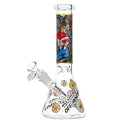 Arsenal - 10” 4mm Urban Canvas Glass Bong - Design 4 - Bongs Canada