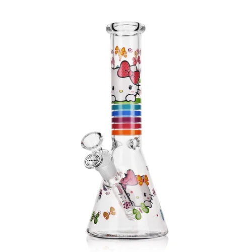 Arsenal - 10" Arsenal Kitty Dream Beaker Bong - Design 4 - Bongs Canada