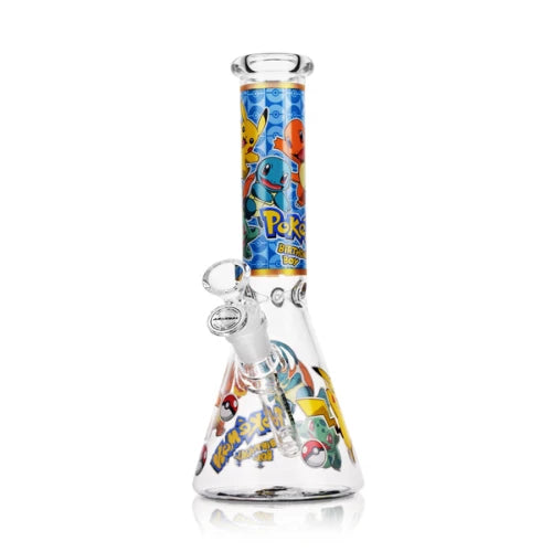 Arsenal - 10" Arsenal Poke Beaker Bong - Design 4 - Bongs Canada
