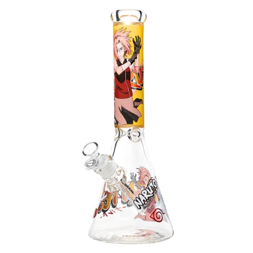 Arsenal - 14 Inch 7mm Hidden Warrior Beaker Bong - Design 4 - Bongs Canada