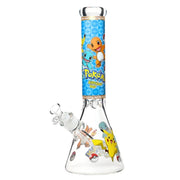 Arsenal - 14 Inch 7mm Pocket Thunder Beaker Bong - Design 4 - Bongs Canada