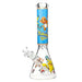Arsenal - 14 Inch 7mm Pocket Thunder Beaker Bong - Design 4 - Bongs Canada