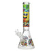 Arsenal - 14 Inch 7mm Trippy Sponge Beaker Bong - Design 4 - Bongs Canada