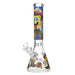 Arsenal - 14 Inch 7mm Trippy Sponge Beaker Bong - Design 5 - Bongs Canada