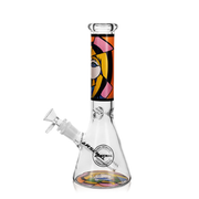 Arsenal Glass - 10" 5mm Arsenal Mandala Lady Glass Bong - Design A - Bongs Canada