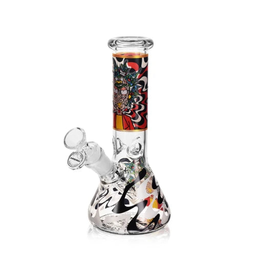 Arsenal Glass - 8" Cosmic Chaos Glass Bong - Design A - Bongs Canada