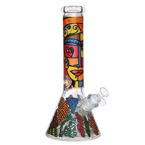 Arsenal Glass - 12” 7mm Fusion Art Glass Bong - Design A - Bongs Canada