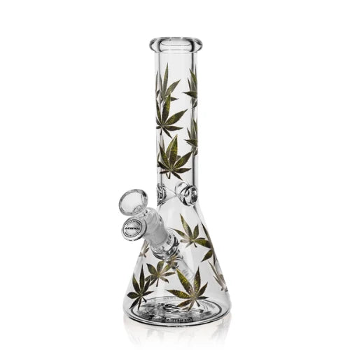 Arsenal Glass - Leafy Lush Glass Bong - Design A - Bongs Canada