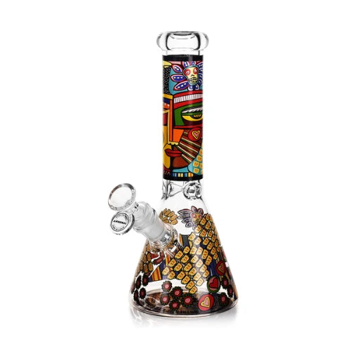 Arsenal Glass - 10" 5mm Mandala Maiden Glass Bong - Design B - Bongs Canada