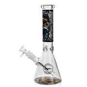 Arsenal Glass - 10" 5mm Picasso's Spirit Glass Bong - Design B - Bongs Canada