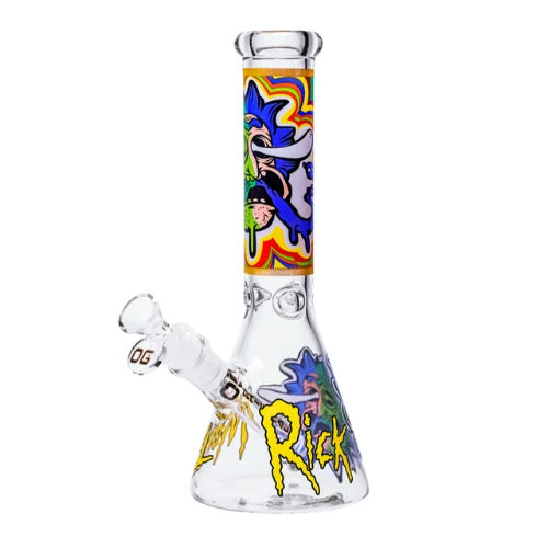 OG Original - 10" OG Original R&M Glass Bong - Design B - Bongs Canada