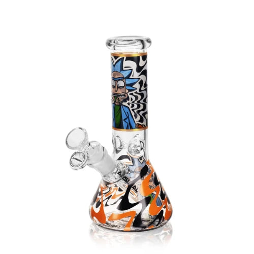Arsenal Glass - 8" Cosmic Chaos Glass Bong - Design B - Bongs Canada